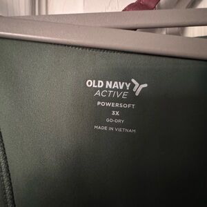 Old Navy Active Powersoft Leggings in Forest Green